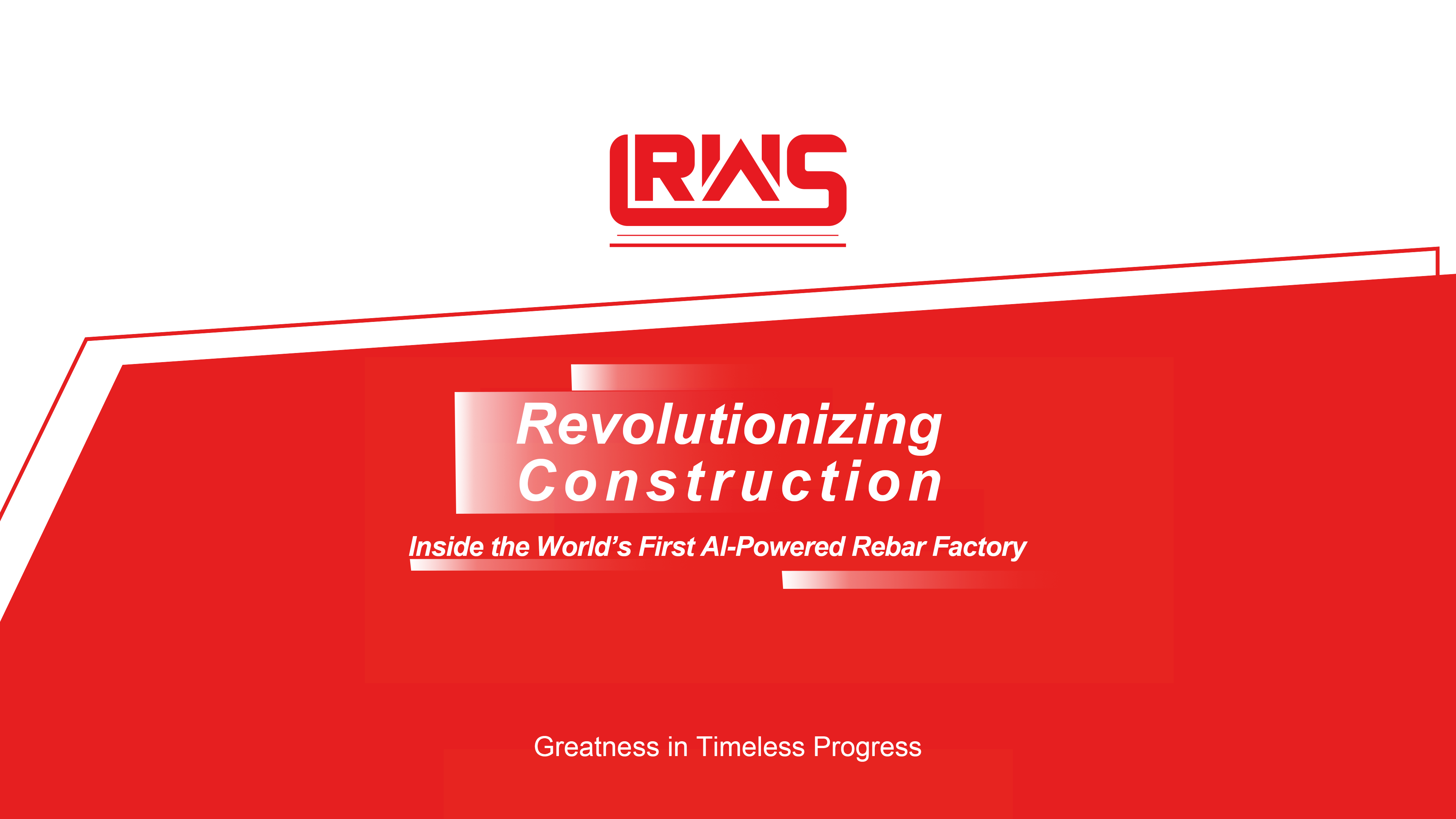 Revolutionizing Construction: Inside the World's First AI-Powered Rebar Factory