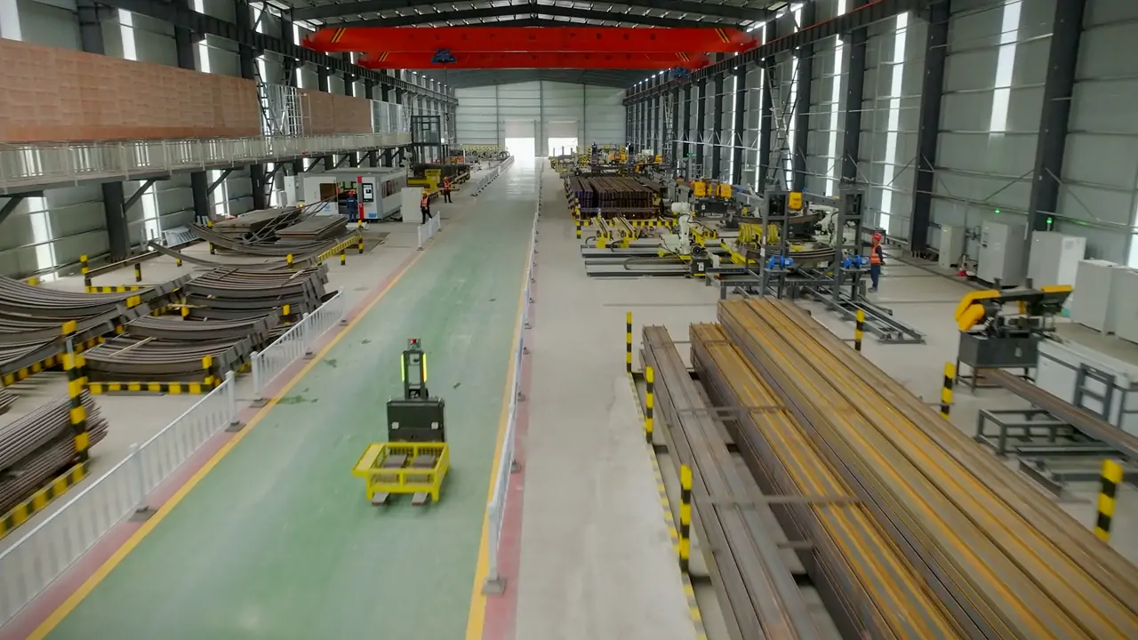 仁新机器人隧道拱架智能产线落地 为大基建提供智能化解决方案